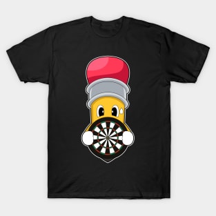 Pencil Darts Dartboard T-Shirt